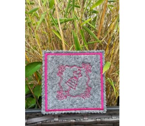 Stickserie ITH Sewing Blocks Mug Rugs oder Nadelkissen